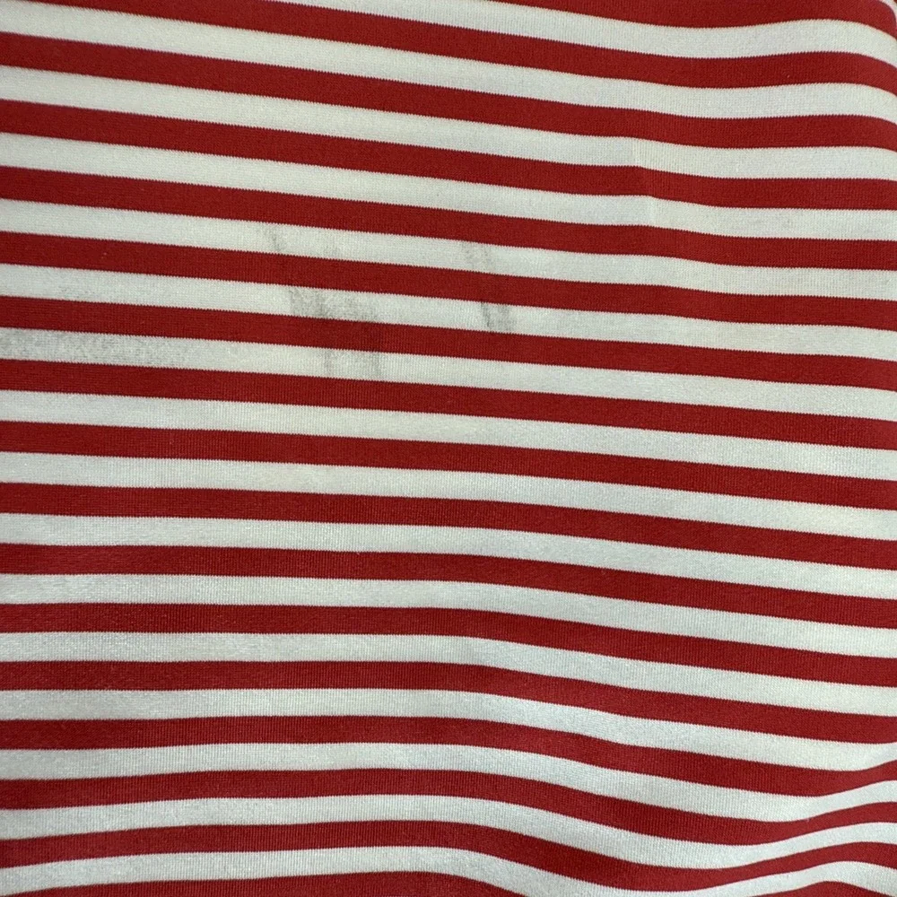 RLX RALPH LAUREN Red‎ Striped Stretchy Performance Golf Club Logo Polo Shirt XL